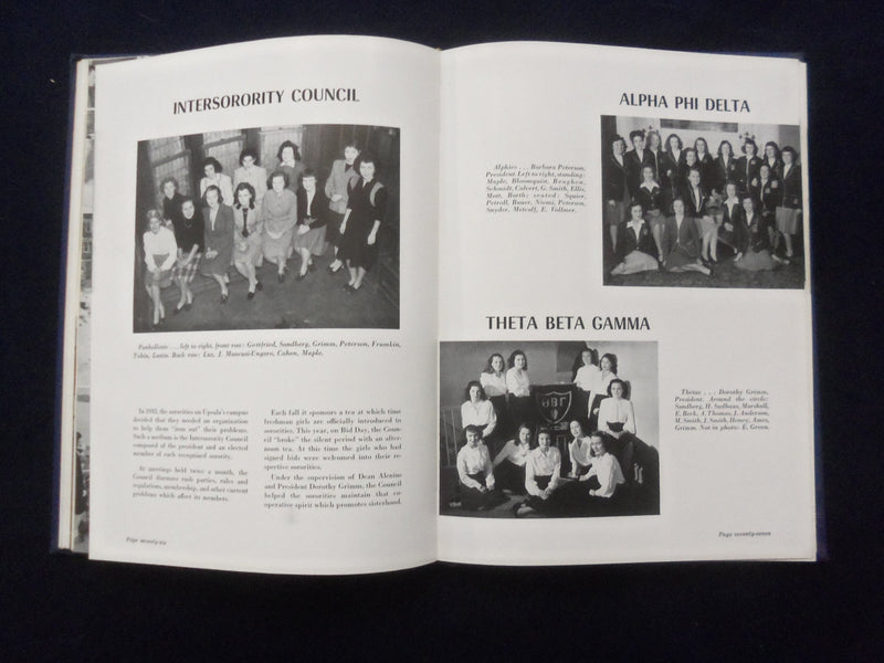 1947 UPSALITE UPSALA COLLEGE YEARBOOK - EAST ORANGE, NEW JERSEY - YB 3074