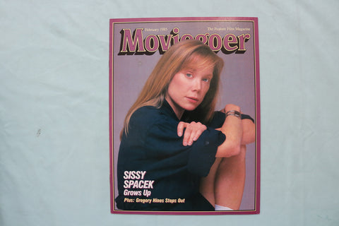 1985 FEBRUARY MOVIEGOER MAGAZINE - SISSY SPACEK COVER - E 19828
