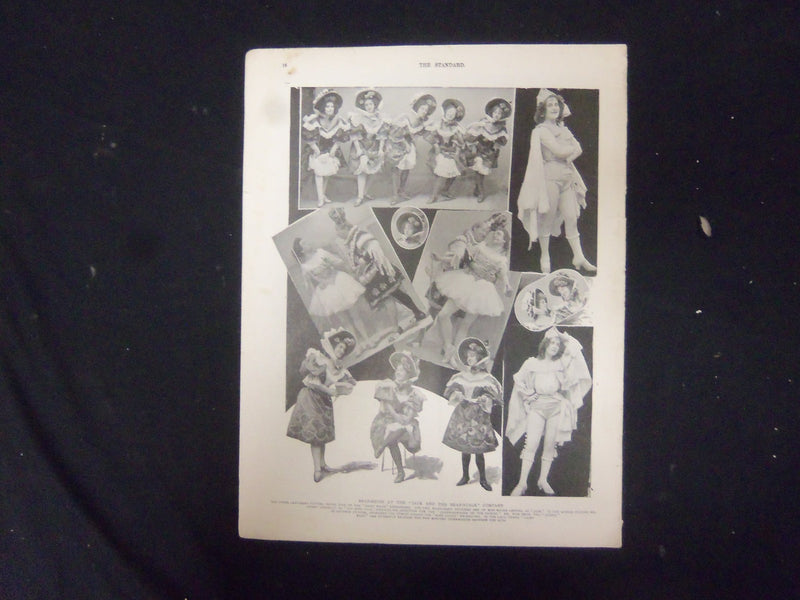 1896 DECEMBER 12 THE STANDARD MAGAZINE- COMIC OPERA QUEEN IN VAUDEVILLE- ST 3206