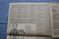 1980 DECEMBER 10 THE SUN NEWSPAPER-BALTIMORE, MD- JOHN LENNON MURDERED - NP 9215
