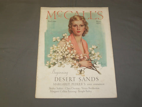 1932 MAY MCCALL'S MAGAZINE - NEYSA MCMEIN COVER - B 6364