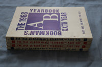 1968-1972 AB BOOKMAN'S YEARBOOK - LOT OF 4 - O 3895