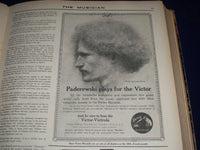 1912 THE MUSICIAN BOUND VOLUME NO. 17 PART 1 - GREAT PHOTOS & ADS - KD 2287