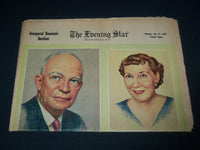 1957 JAN 21 WASHINGTON EVENING STAR NEWSPAPER - INAUGURAL SOUVENIR SECT- NP 3762