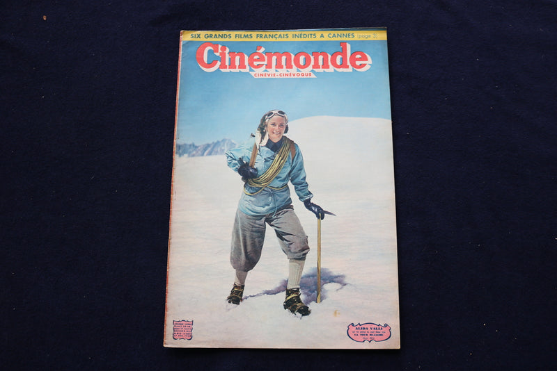 1950 FEBRUARY 27 CINEMONDE MAGAZINE - ALIDA VALLI - FRENCH COVER - E 23980