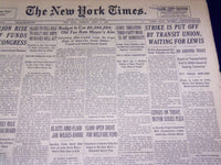 1940 APRIL 2 NEW YORK TIMES - TRANSIT STRIKE PUTOFF - NT 2900
