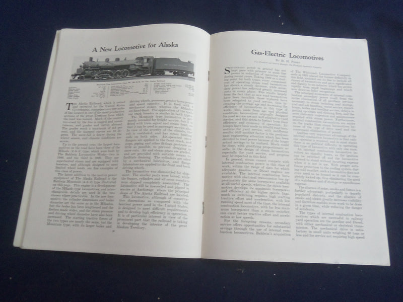 1932 JULY BALDWIN LOCOMOTIVES MAGAZINE - GREAT COVER AND PHOTOS - SP 6482G