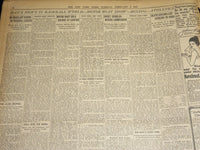 1915 FEBRUARY 2 NEW YORK TIMES - MORGAN SILENT ON LABOR PROBLEMS - NT 7763