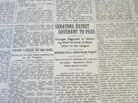 1919 APRIL 28 NEW YORK TIMES - FULL TEXT OF REVISED COVENANT OF LEAGUE - NT 6313