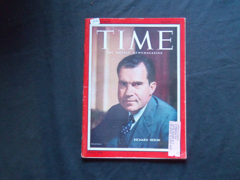 1957 DECEMBER 9 TIME MAGAZINE - RICHARD M. NIXON - T 1616