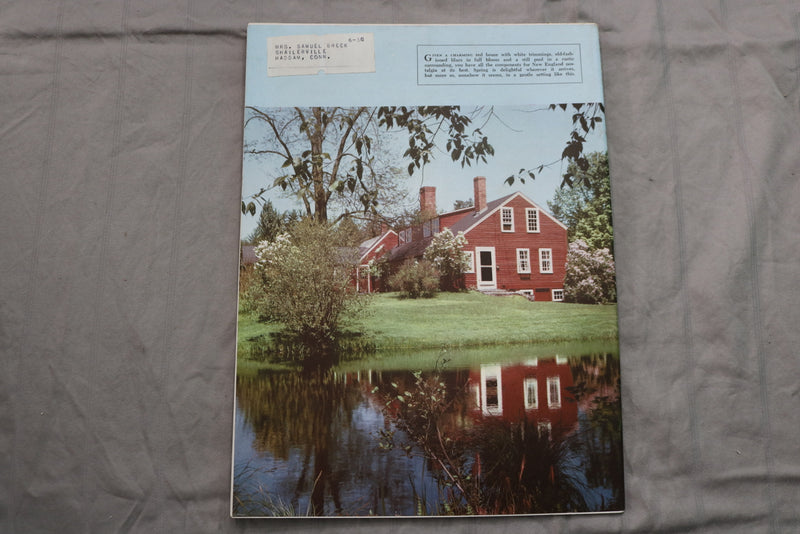 1958 APRIL HORTICULTURE MAGAZINE - BEAUTIFUL SCENERY COVER - SP 3137B