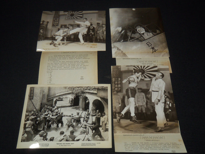 1943 BEHIND THE RISING SUN MOVIE STILLS - LOT OF 11 PHOTOS - 8x10 - #132
