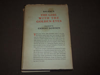 1930 THE GIRL WITH THE GOLDEN EYES BOOK TRANSLATED BY ERNEST DOWSON - KD 4915