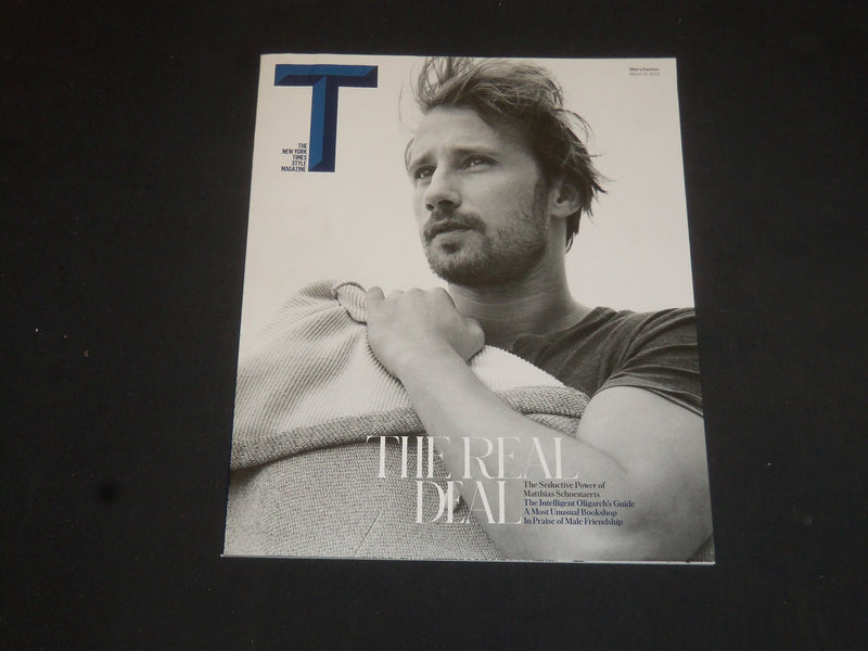 2013 MARCH 10 THE NEW YORK TIMES STYLE MAGAZINE - MATTHIAS SCHOENAERTS - SP 7367