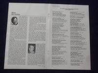 1986 SEPTEMBER 28 AVERY FISHER HALL YO-YO MA - PARTICIA ZANDER SIGNED PROGRAM
