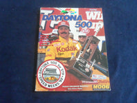 1992 FEB 16 34TH DAYTONA 500 RACING PROGRAM W/PATCH - GREAT PHOTOS - SP 3744E