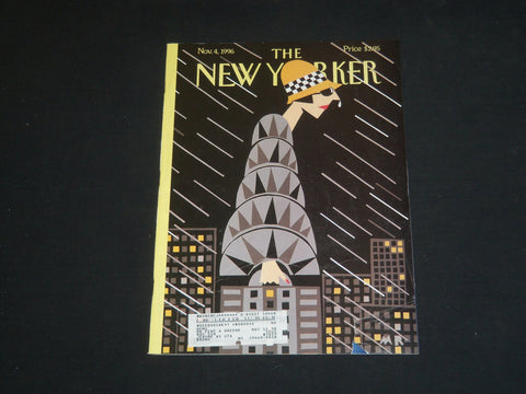 1996 NOVEMBER 4 THE NEW YORKER MAGAZINE - ILLUSTRATED COVER - NY 1823