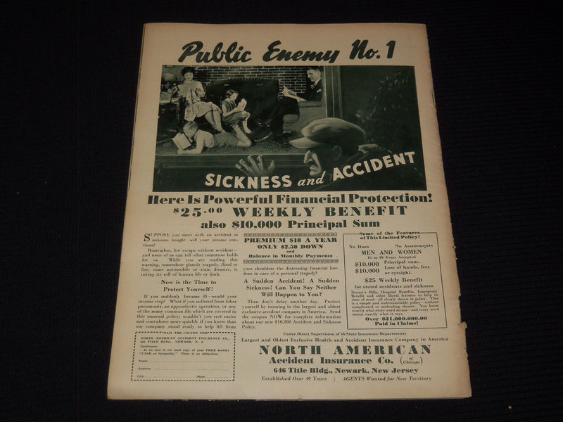 1935 AUGUST 17 MID-WEEK PICTORIAL MAGAZINE SECTION - SHIRLEY TEMPLE - NP 2152Q