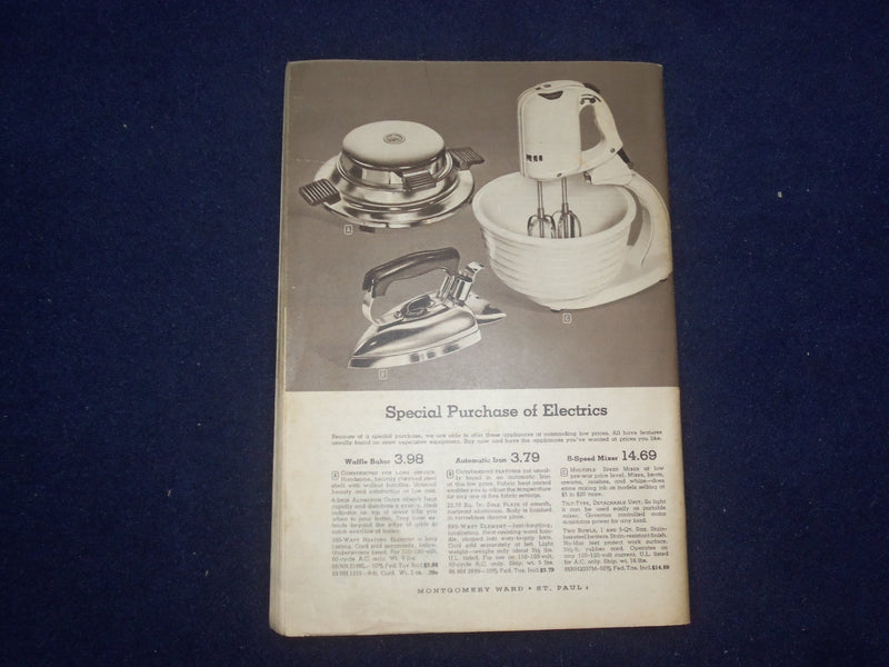 1949 MONTGOMERY WARD JUNE-JULY SALE BOOK CATALOG-SOFTCOVER -ST. PAUL, MN- J 9315