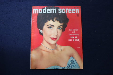 1953 SEPTEMBER MODERN SCREEN MAGAZINE - ELIZABETH TAYLOR COVER - E 17327