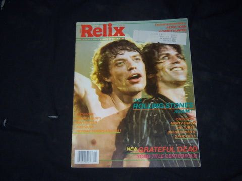 1981 OCTOBER RELIX MAGAZINE - THE ROLLING STONES COVER - B 121