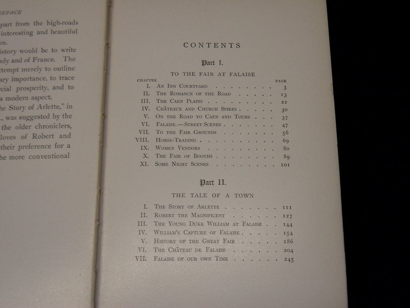 1900 FALAISE THE TOWN OF THE CONQUEROR BOOK BY ANNA DODD - KD 9385