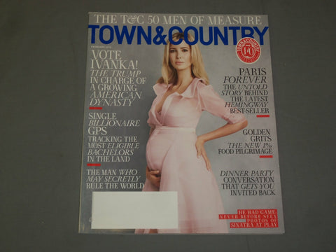 2016 MARCH TOWN & COUNTRY MAGAZINE - IVANKA TRUMP COVER - B 6199