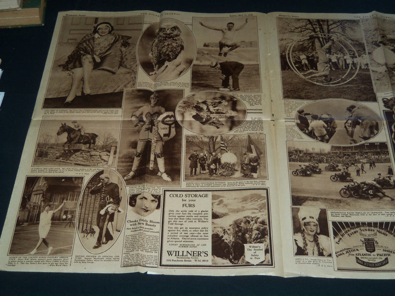 1930 MAY 25 ATLANTIC JOURNAL ROTO SECTION - GIRL GRADUATE OF 30 - NP 3886