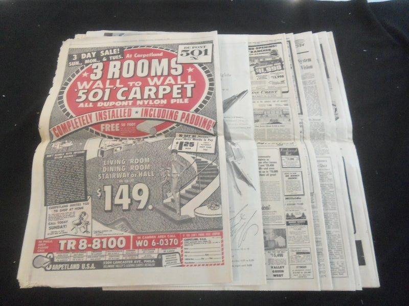 1963 NOV 24 THE PHILADELPHIA INQUIRER NEWSPAPER - TRIBUTE TO KENNEDY - NP 5812
