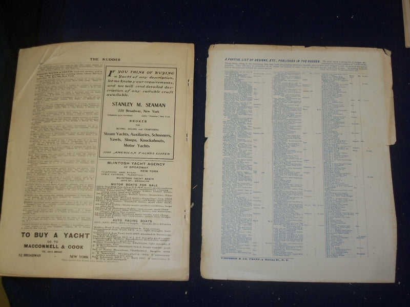 1905 MARCH THE RUDDER MAGAZINE - B 6647