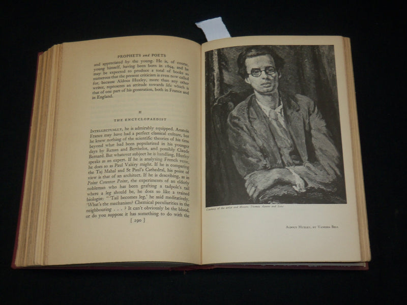 1935 PROPHETS AND POETS HARDCOVER BOOK BY ANDRE MAUROIS - FIRST EDITION- KD 6551