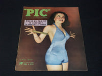 1942 FEBRUARY 3 PIC MAGAZINE - THE YARDSTICK STRETCH FRONT COVER - E 20595