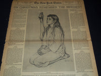 1938 DEC 25 NEW YORK TIMES REMEMBER THE NEEDIEST - NORMAN ROCKWELL - NT 9557