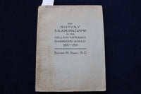 1936 COLLEGE ENTRANCE EXAMINATION BOARD HISTORY 1901-1933 SOFTCOVER - K 1587