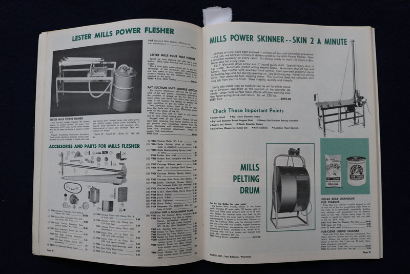 1965 NASCO FUR FARM AND SMALL ANIMAL CATALOG - FORT ATKINSON, WISCONSIN - K 1464