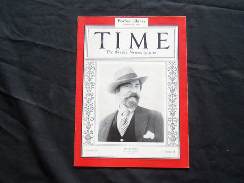 1928 SEPTEMBER 10 TIME MAGAZINE - ARTIST AUGUSTUS JOHN - T 175