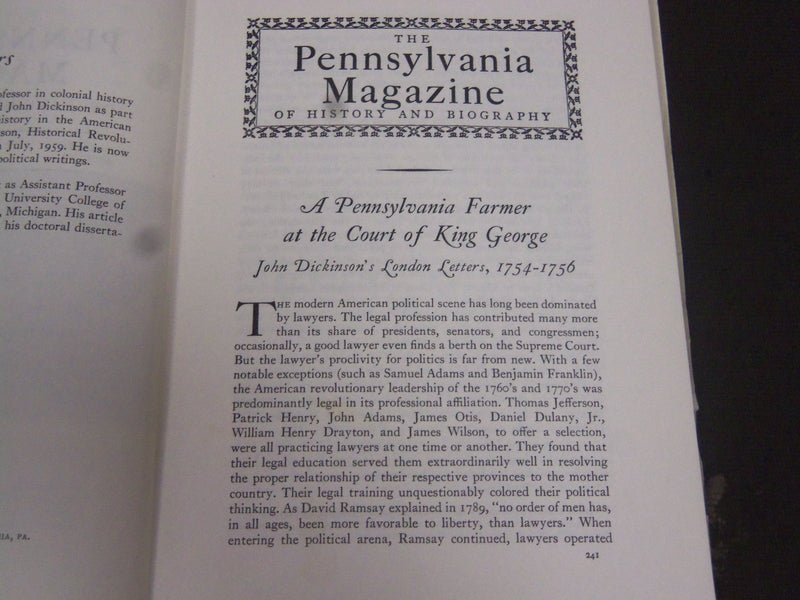 1952-1967 THE PENNSYLVANIA MAGAZINE LOT OF 22 DIFFERENT ISSUES - O 1805