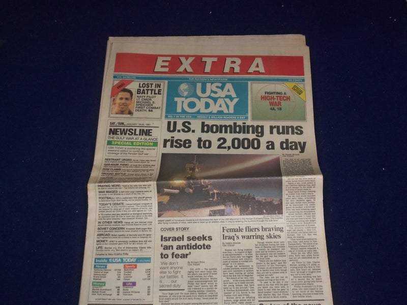 1991 JAN 19-20 USA TODAY NEWSPAPER 