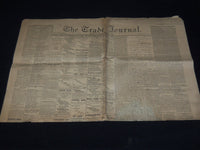 1855 OCTOBER 29 THE TRADE JOURNAL NEWSPAPER - WEBSTER - MURAT - NP 3879K