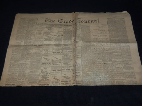 1855 OCTOBER 29 THE TRADE JOURNAL NEWSPAPER - WEBSTER - MURAT - NP 3879K