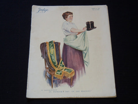 1916 MARCH 11 JUDGE MAGAZINE - ST. PATRICK'S DAY IN THE MORNING - SP 3253W