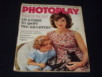1962 MARCH PHOTOPLAY MAGAZINE - JACKIE & CAROLINE KENNEDY FRONT COVER - E 16732