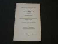 1860 JONATHAN F. STEARNS DISCOURSE - ALBANY NEW YORK - J 6178
