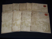 1892 THE UPHOLSTERER MAGAZINE LOT OF 9 ISSUES - PHILADELPHIA - NICE ADS - O 3287