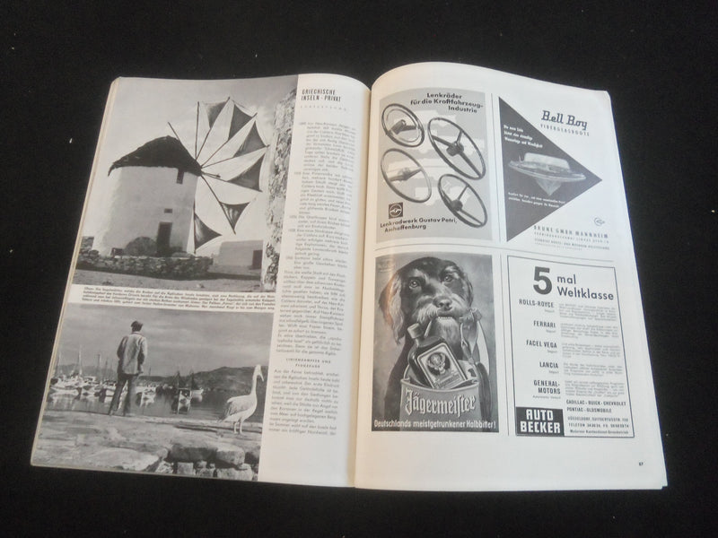 1962 SUMMER MOTOR REVUE - EUROPA MOTOR MAGAZINE - AUTOMOBILES - GERMAN - J 7762
