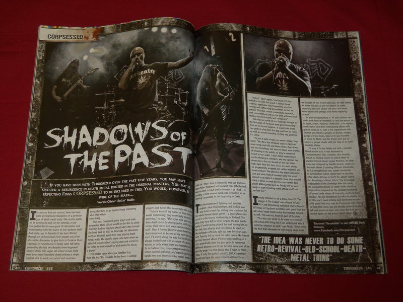 2014 MARCH TERRORIZER MAGAZINE ISSUE NO. 246 - TURISAS - FINNTROLL - RC 315
