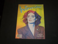 1987 OCTOBER INTERVIEW MAGAZINE - KELLY MCGILLIS COVER - SP 3231