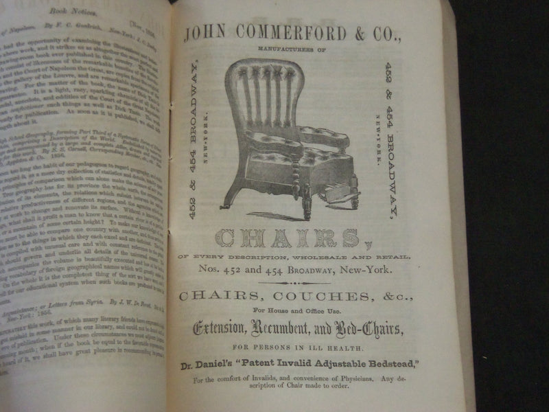 1856 THE UNITED STATES DEMOCRATIC REVIEW MAGAZINE LOT OF 6 ISSUES - WR 1276