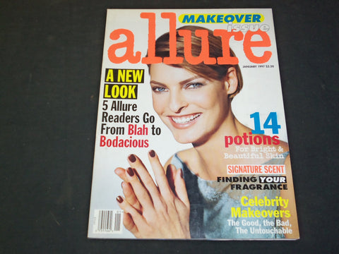 1997 JANUARY ALLURE MAGAZINE - LINDA EVANGELISTA - SP 5037
