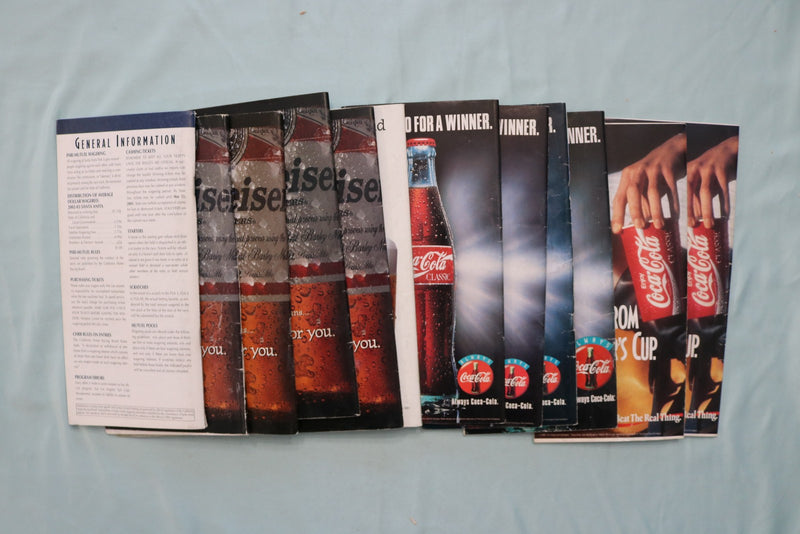 1992-2004 SANTA ANITA PARK HORSE RACING PROGRAMS - LOT OF 12 - O 3959